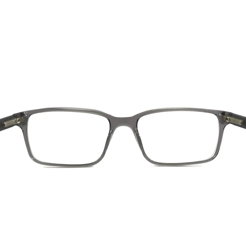 Nike Eyeglasses Frames 7240 070 Transparent Grey Rectangle Full Rim 55-17-140